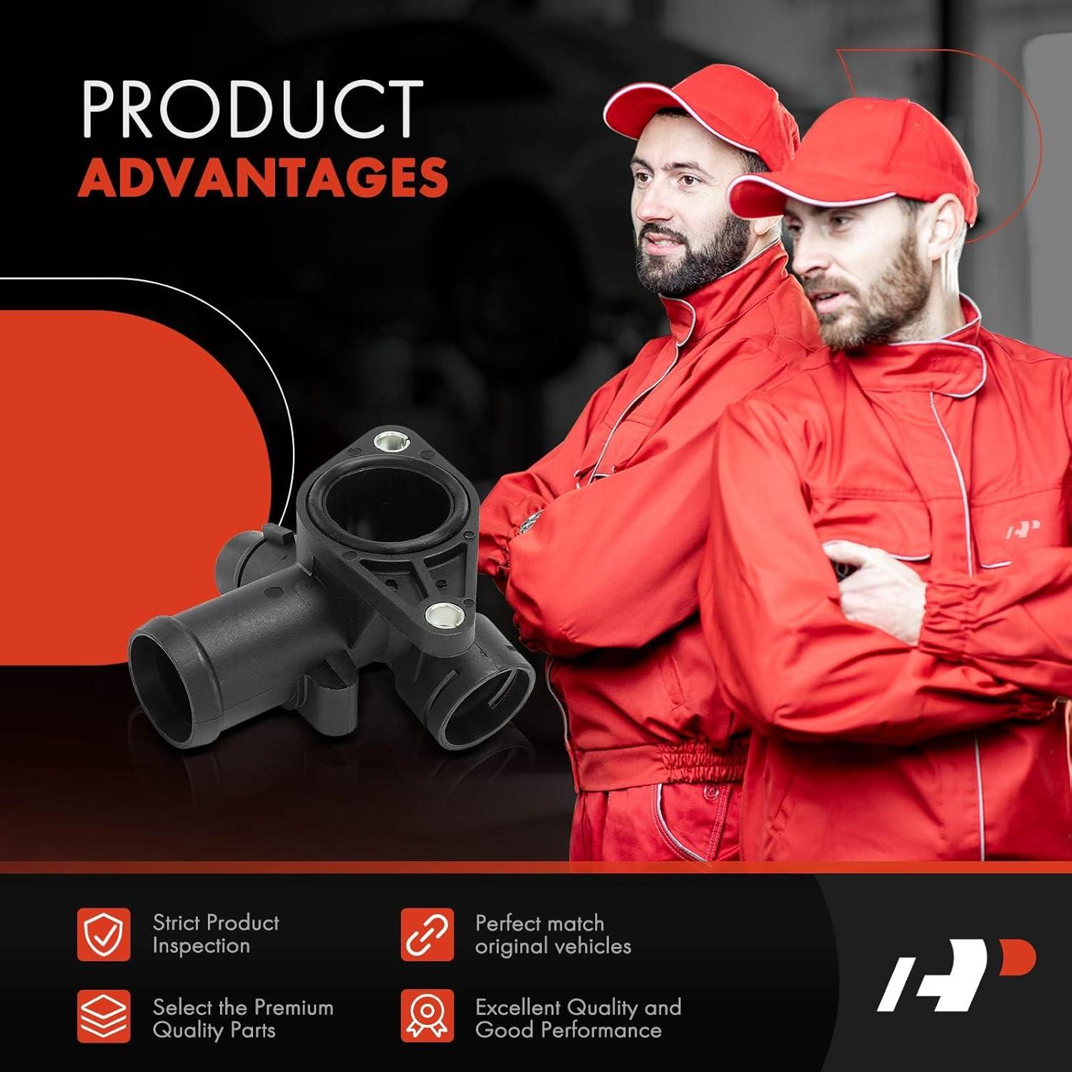 Carcasa Termostato Agua A-Premium para Audi A4 1.8L 2002-2006