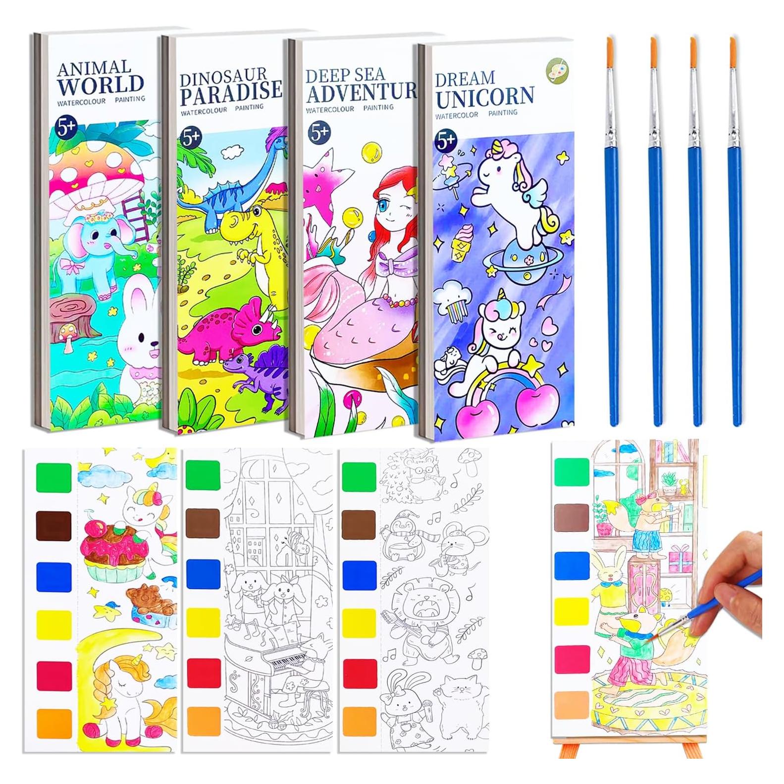 Set de Pintura Acuarela YXOTJHS para Niños 4 Piezas