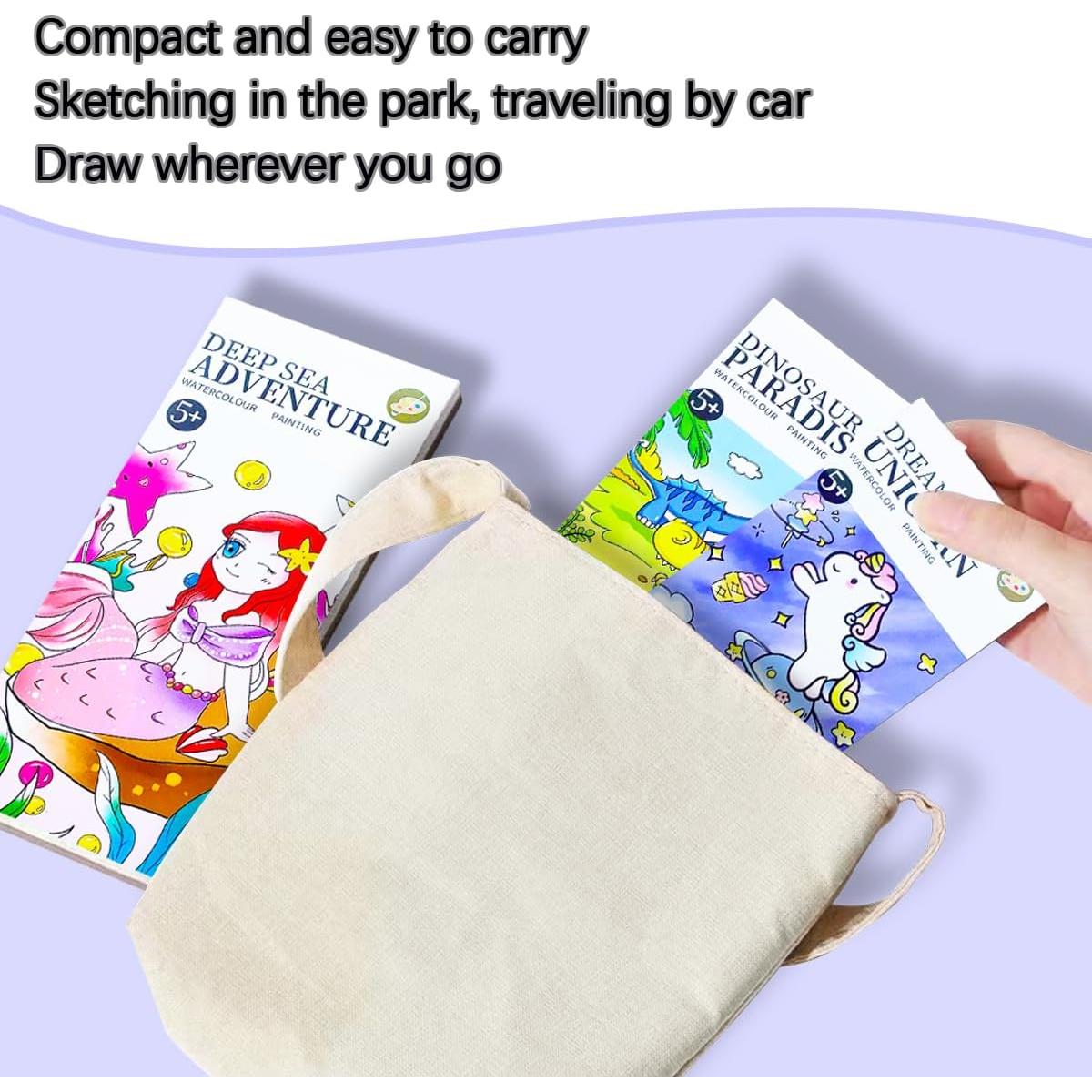 Set de Pintura Acuarela YXOTJHS para Niños 4 Piezas