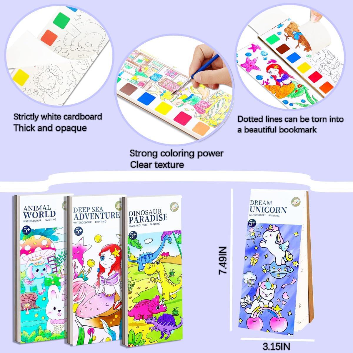 Set de Pintura Acuarela YXOTJHS para Niños 4 Piezas