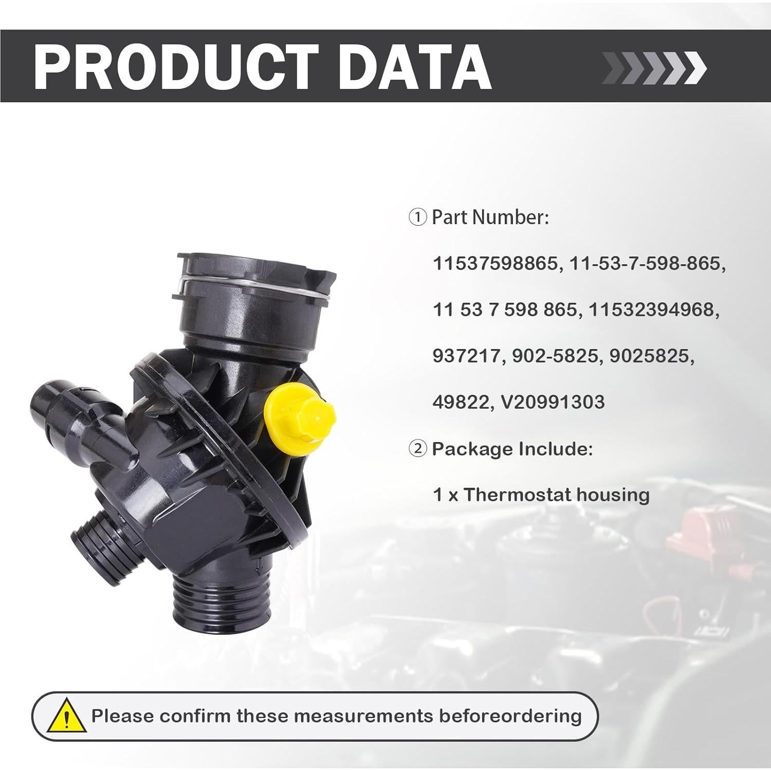 Carcasa Termostato Refrigerante Motor BMW CYEXAO 3.0L