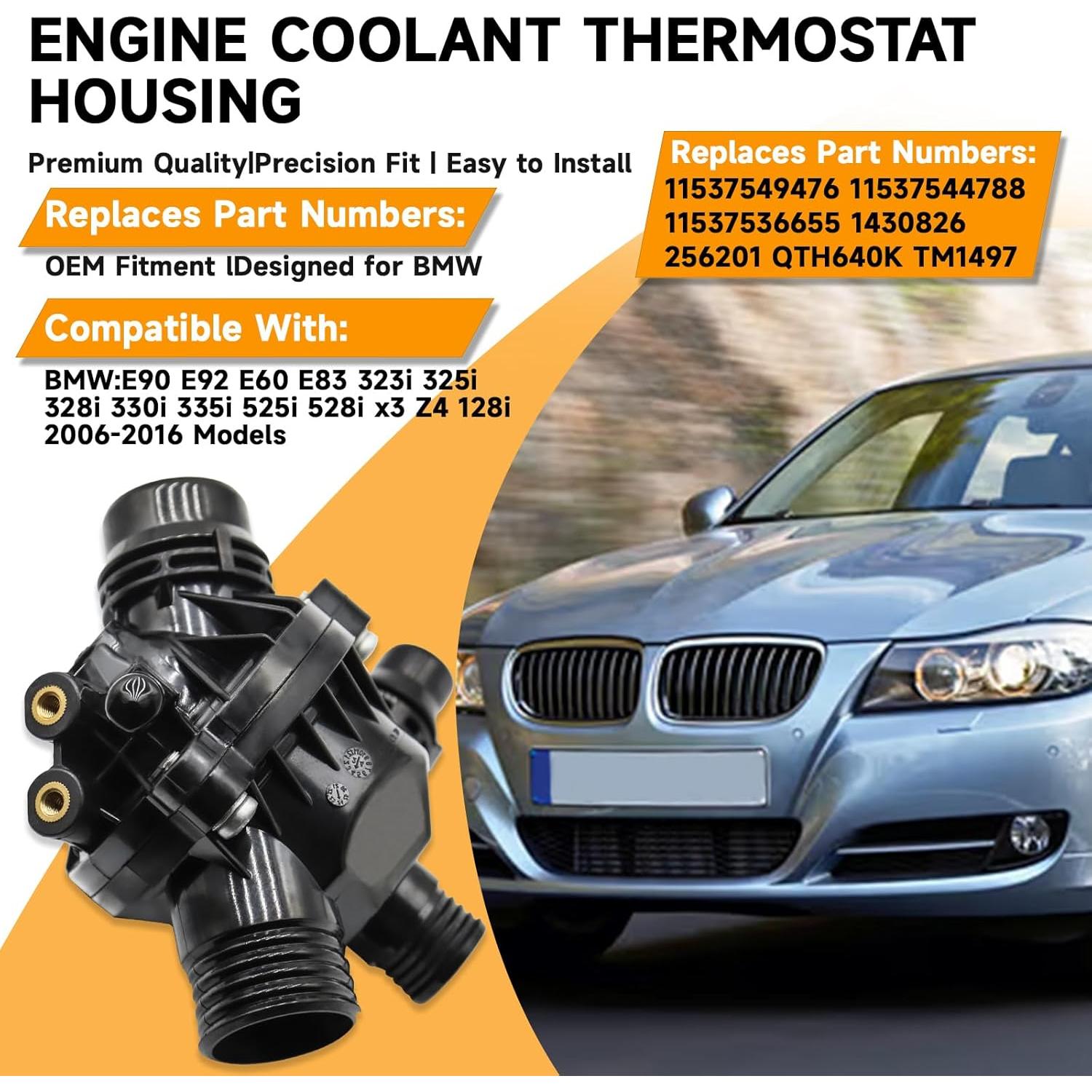 Carcasa de termostato doietc para BMW E90 E92 E60 E83 2006-2016