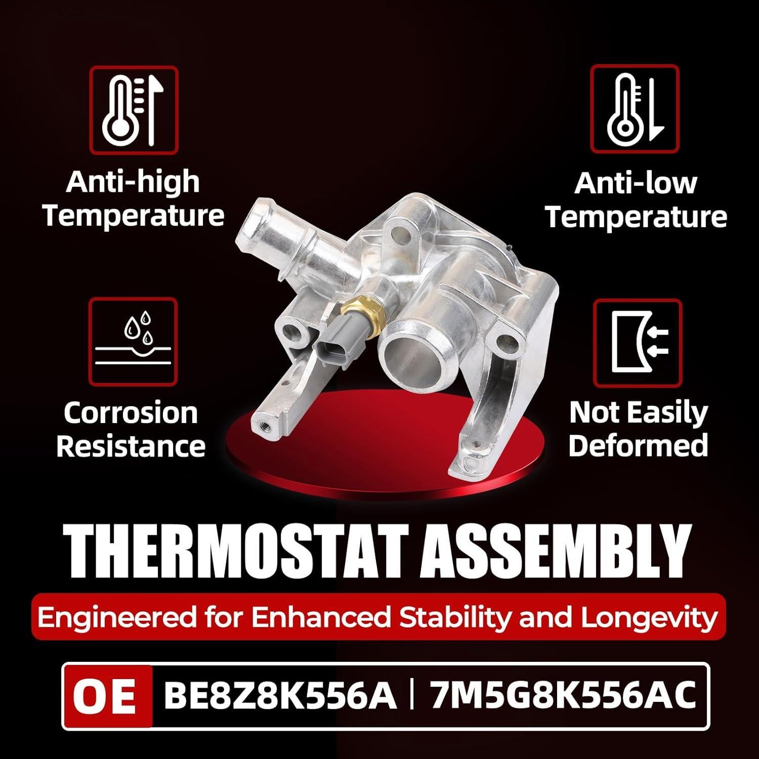 Conjunto Termostato Refrigerante MITZONE Aluminio Ford Fiesta 2011-2019