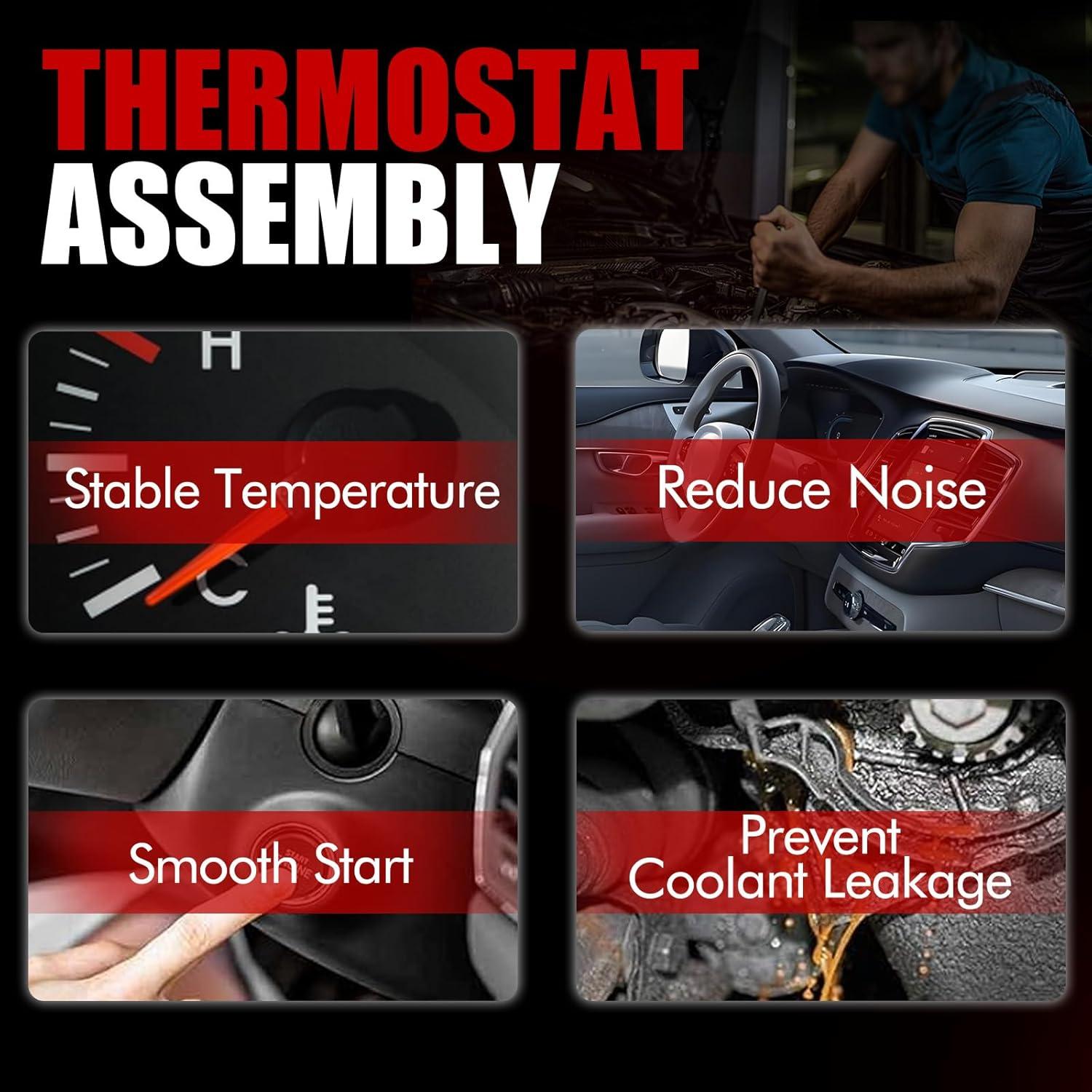 Conjunto Termostato Refrigerante MITZONE Aluminio Ford Fiesta 2011-2019