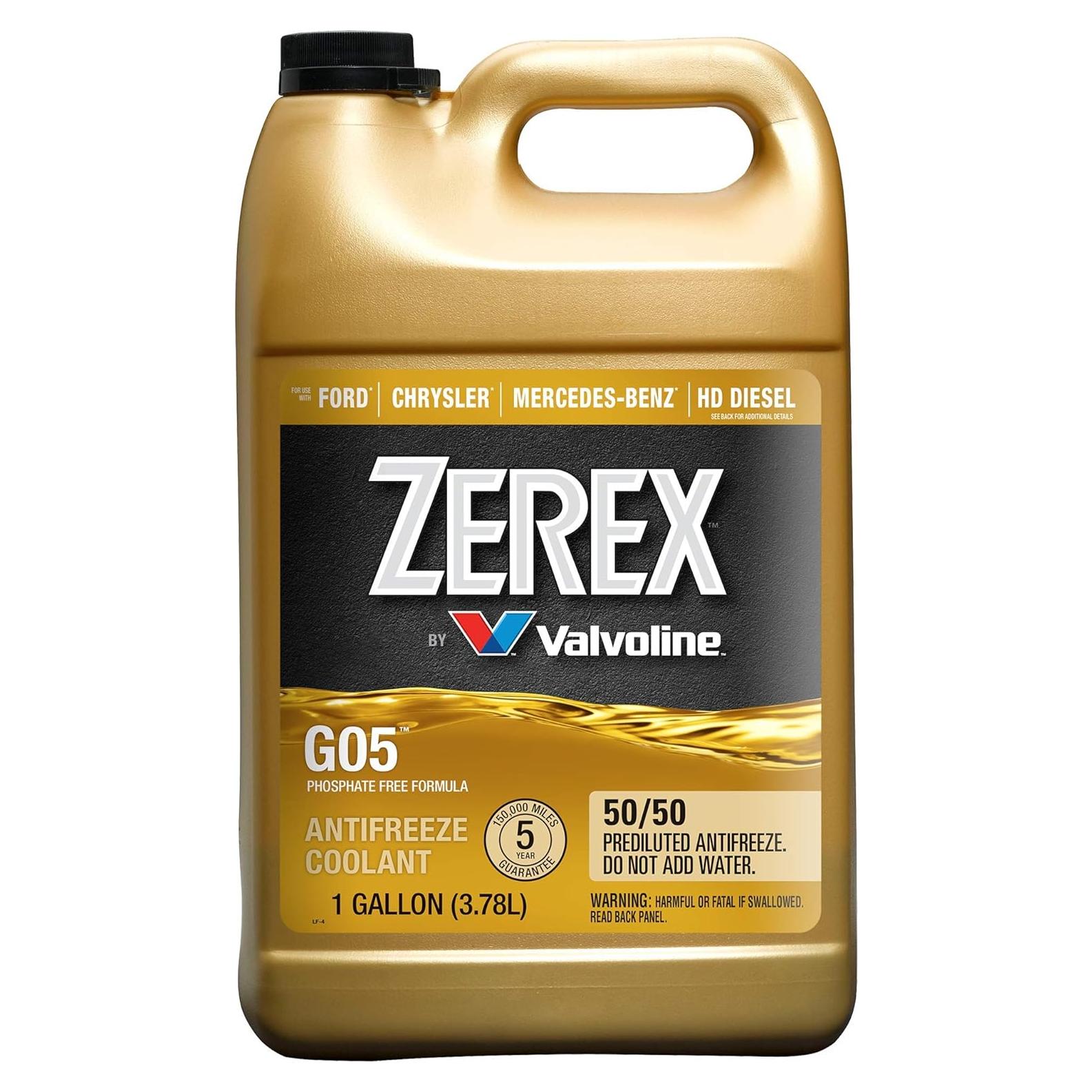 Anticongelante ZEREX G05 50/50 Listo para Usar 3.78L