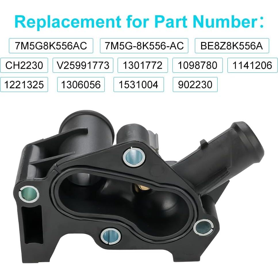 Carcasa Termostato Refrigerante Motor Ford Fiesta 1.6L 2011-2019