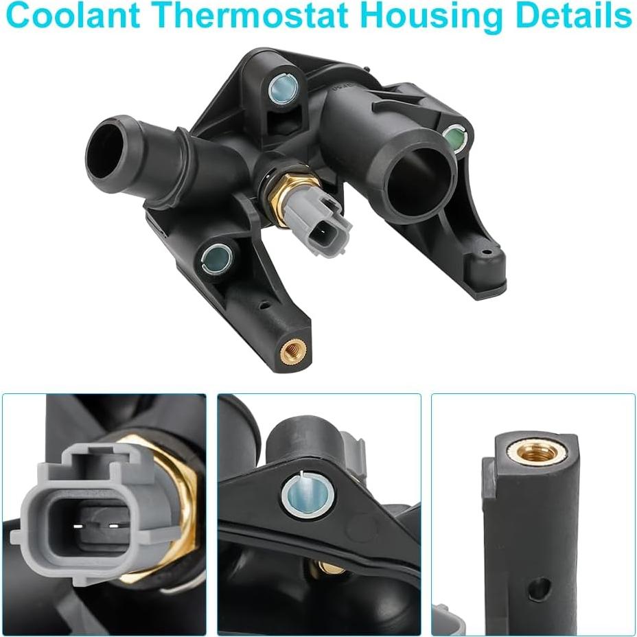 Carcasa Termostato Refrigerante Motor Ford Fiesta 1.6L 2011-2019