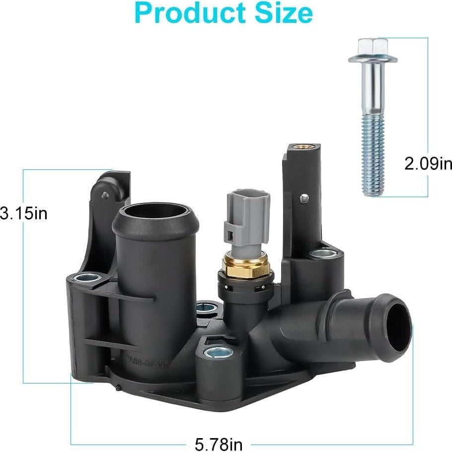 Carcasa Termostato Refrigerante Motor Ford Fiesta 1.6L 2011-2019