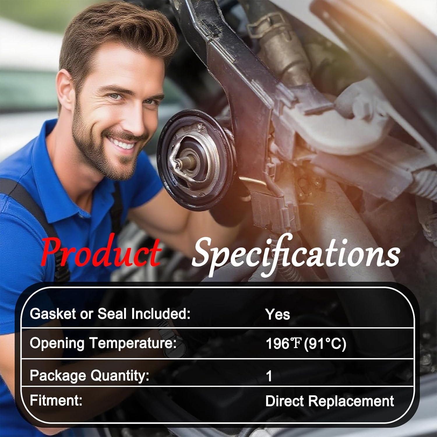 Termostato XCZBX 68174083AA Compatible Dodge Jeep Chrysler