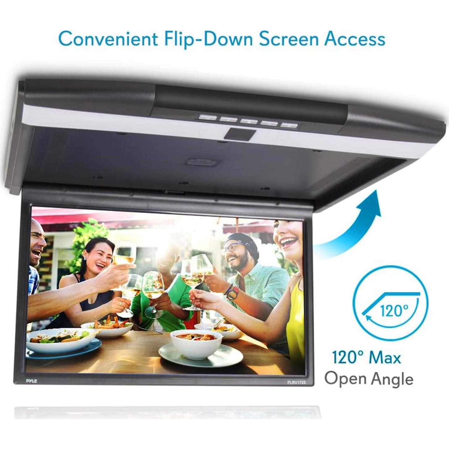 Monitor de Techo Pyle PLRV1725 17.3" LCD 1080p HDMI