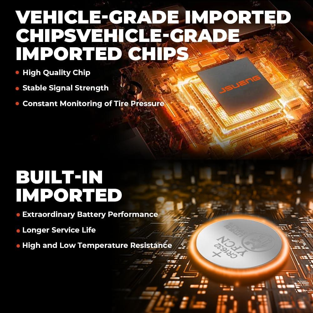 Sensor TPMS Jsueng para Hyundai y Kia - 4 Pack