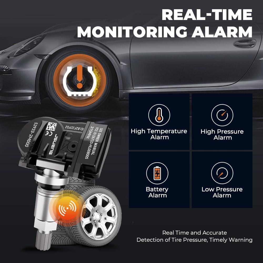 Sensor TPMS Jsueng para Hyundai y Kia - 4 Pack