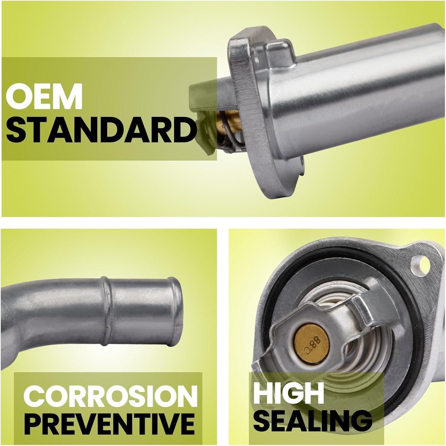 Conjunto Termostato Refrigerante Mocar7 4.2L L6 Compatible GMC/Isuzu