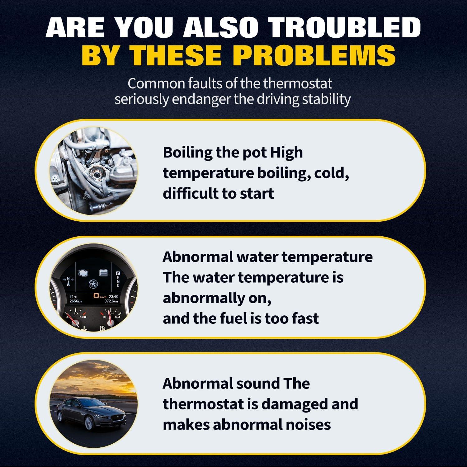 Carcasa de Termostato OCPTY para Chevy Trailblazer 2002-2009