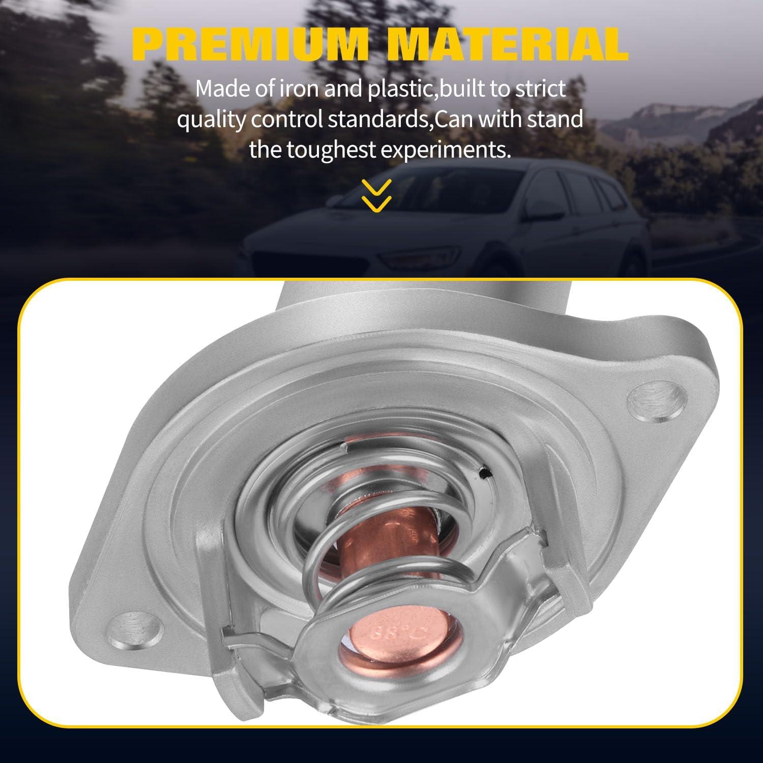 Carcasa de Termostato OCPTY para Chevy Trailblazer 2002-2009