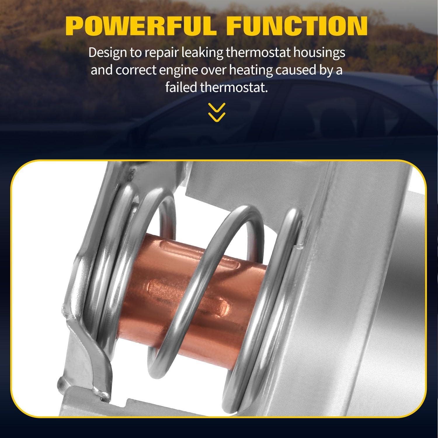 Carcasa de Termostato OCPTY para Chevy Trailblazer 2002-2009