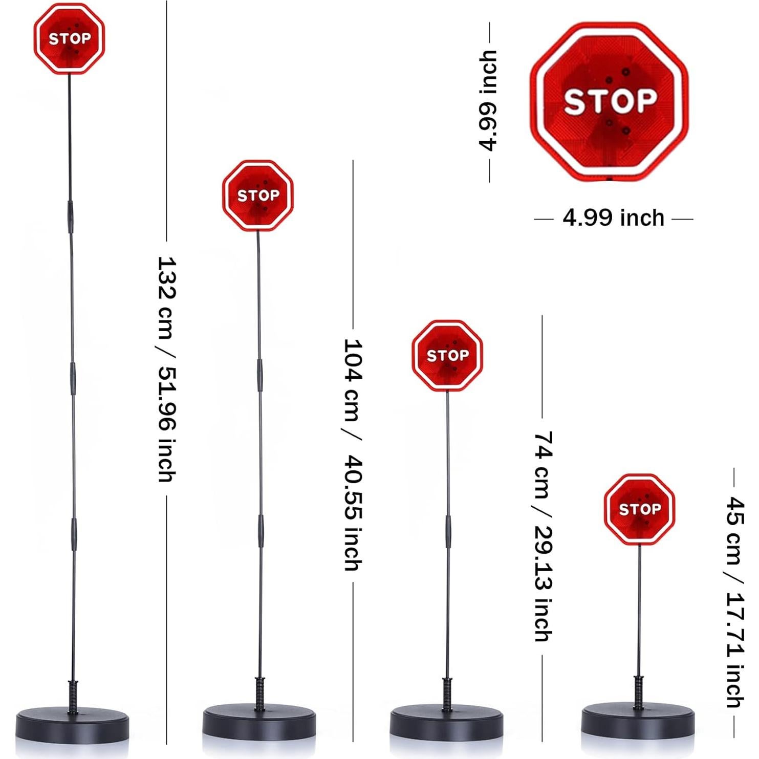 Señal de Alto LED Parpadeante Amiss para Estacionamiento