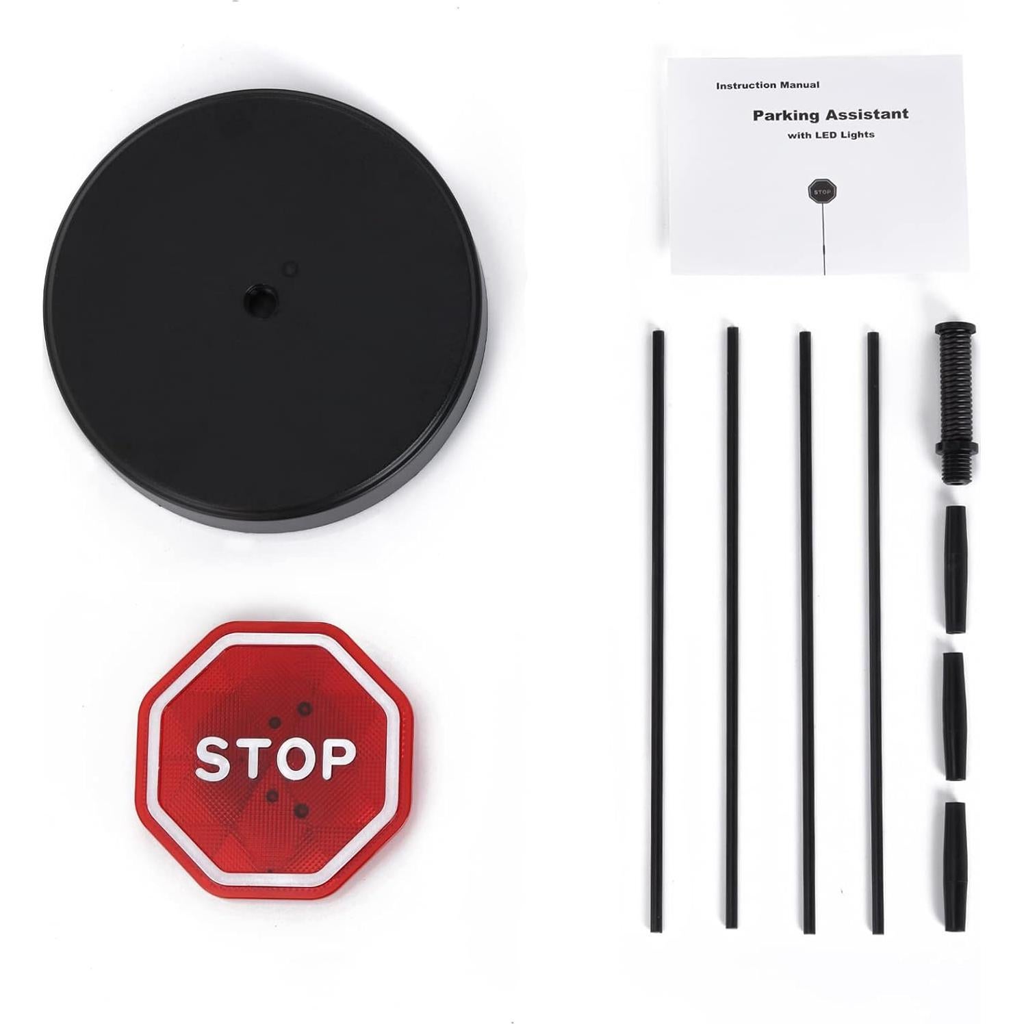 Señal de Alto LED Parpadeante Amiss para Estacionamiento