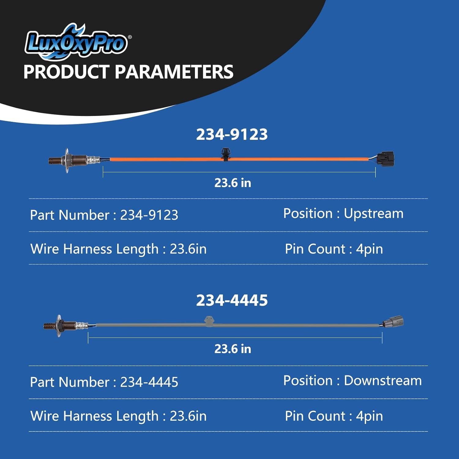 Sensor de Oxígeno LuxOxyPro para Subaru y Saab 2.5L 2006-2011