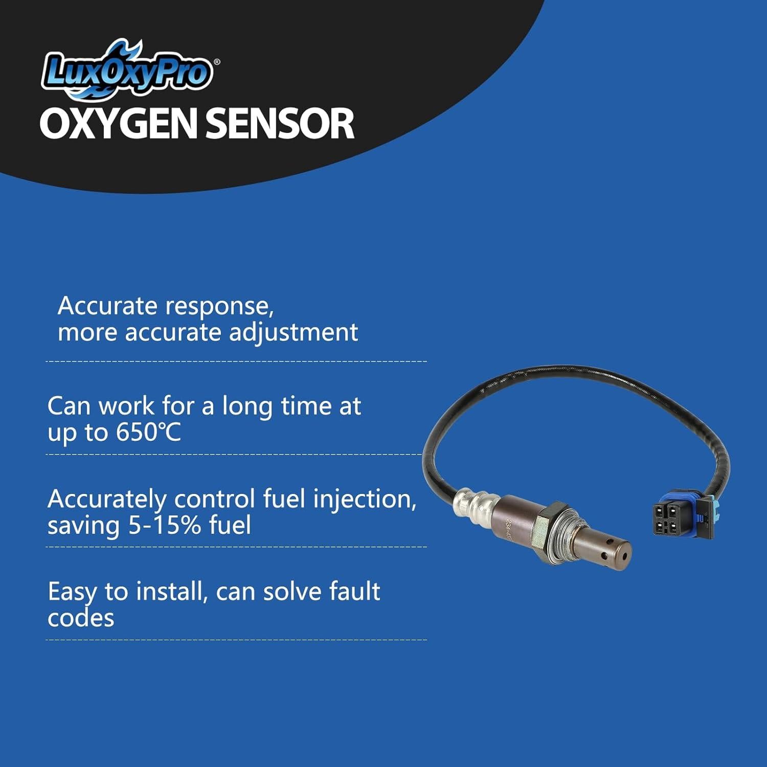 Sensor de Oxígeno LuxOxyPro para Chevy y Buick, Reemplazo 234-4337