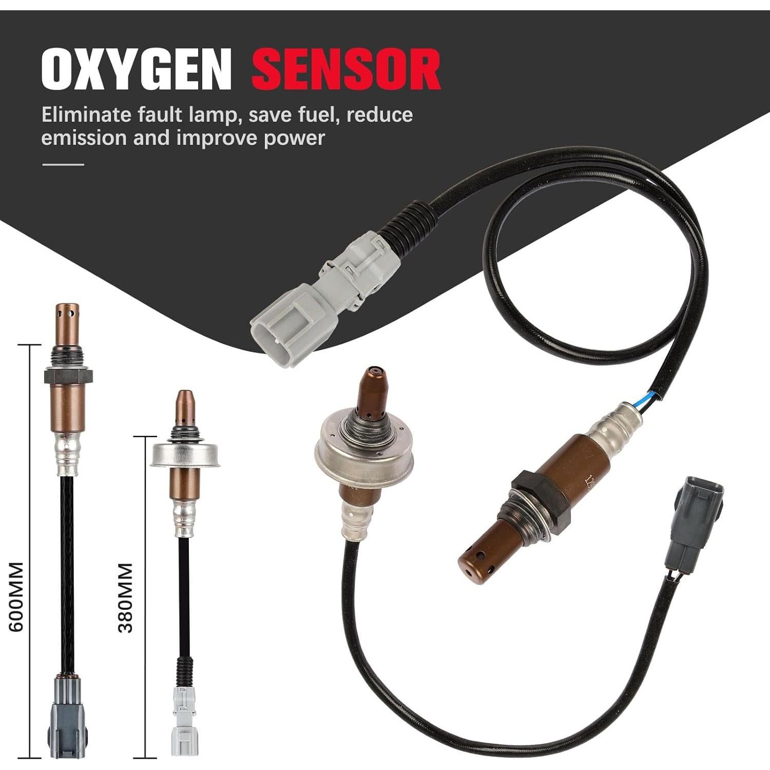 Sensor de Oxígeno O2 QIJIAUTO para Toyota Prius 2010-2015 2PCS