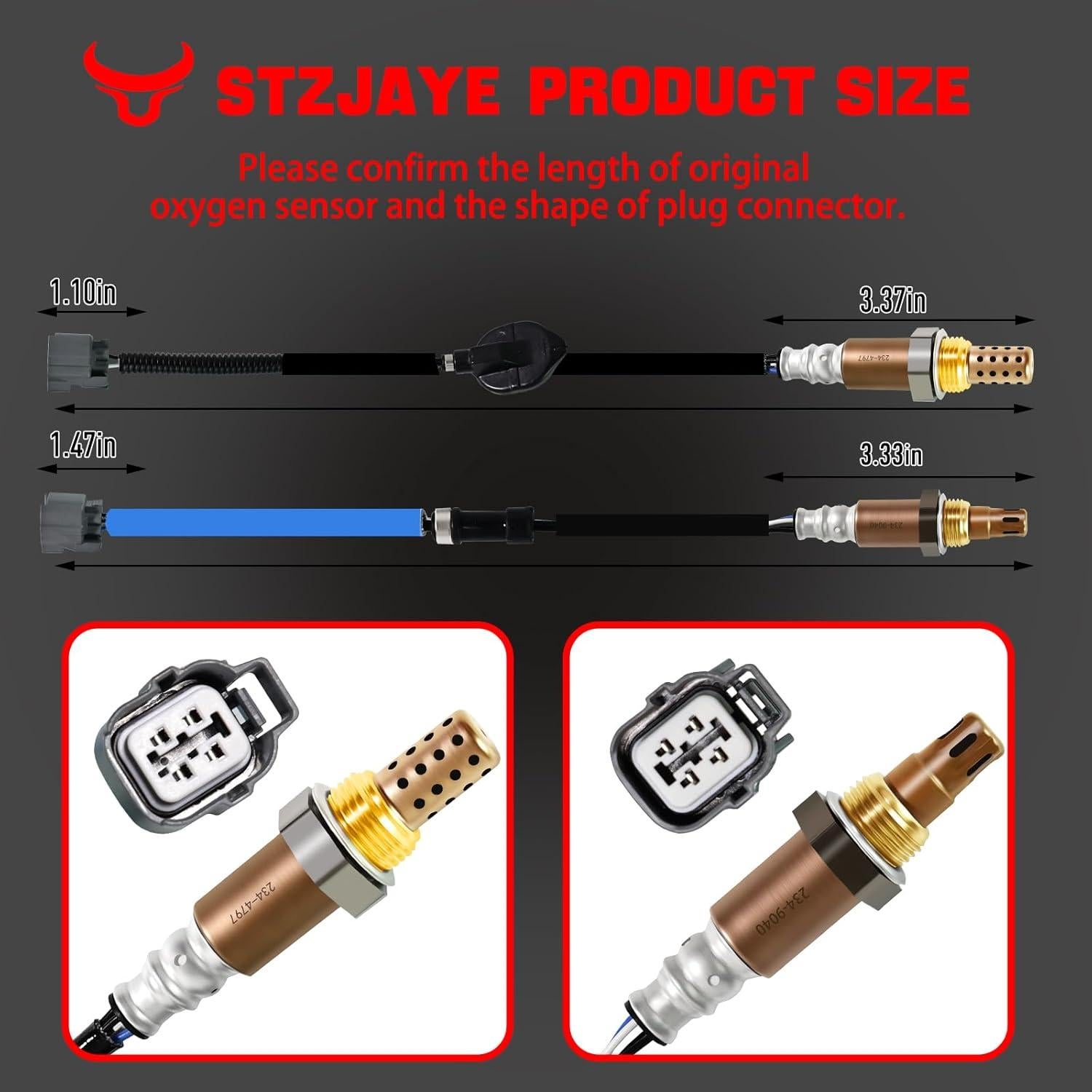 Sensor de Oxígeno O2 STZJAYE 234-9040 234-4797 Compatible Honda