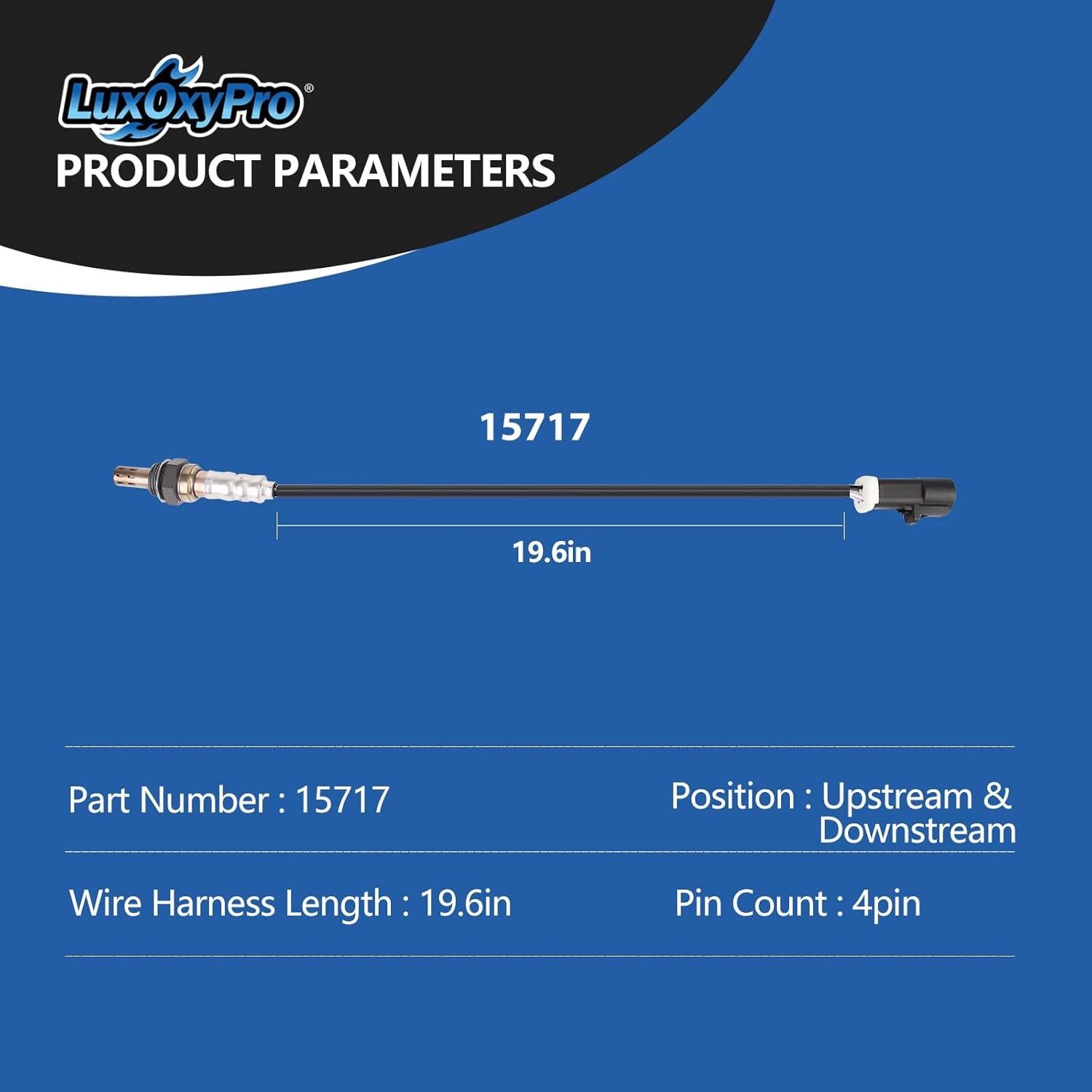 Sensor de Oxígeno O2 LuxOxyPro para Ford y Mazda 15717