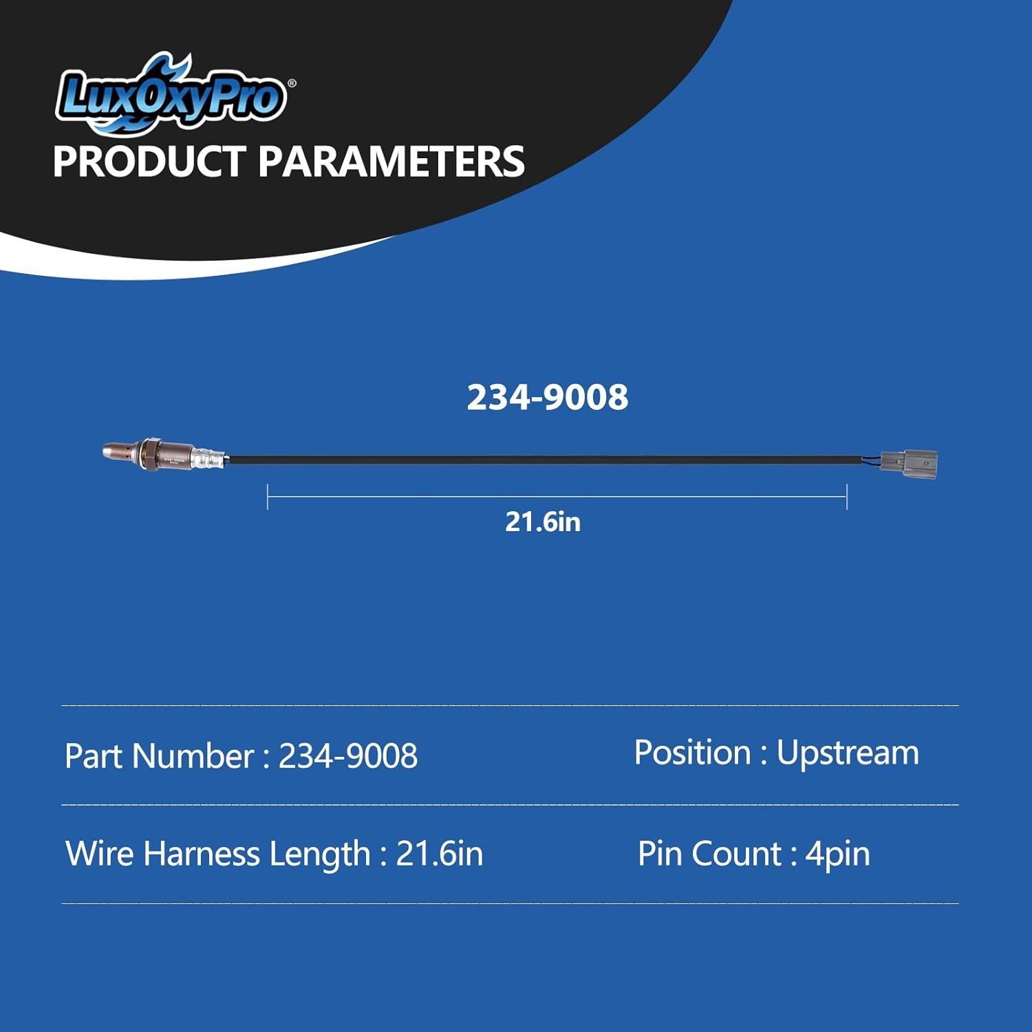 Sensor de Oxígeno LuxOxyPro para Toyota y Lexus 2.4L 3.5L
