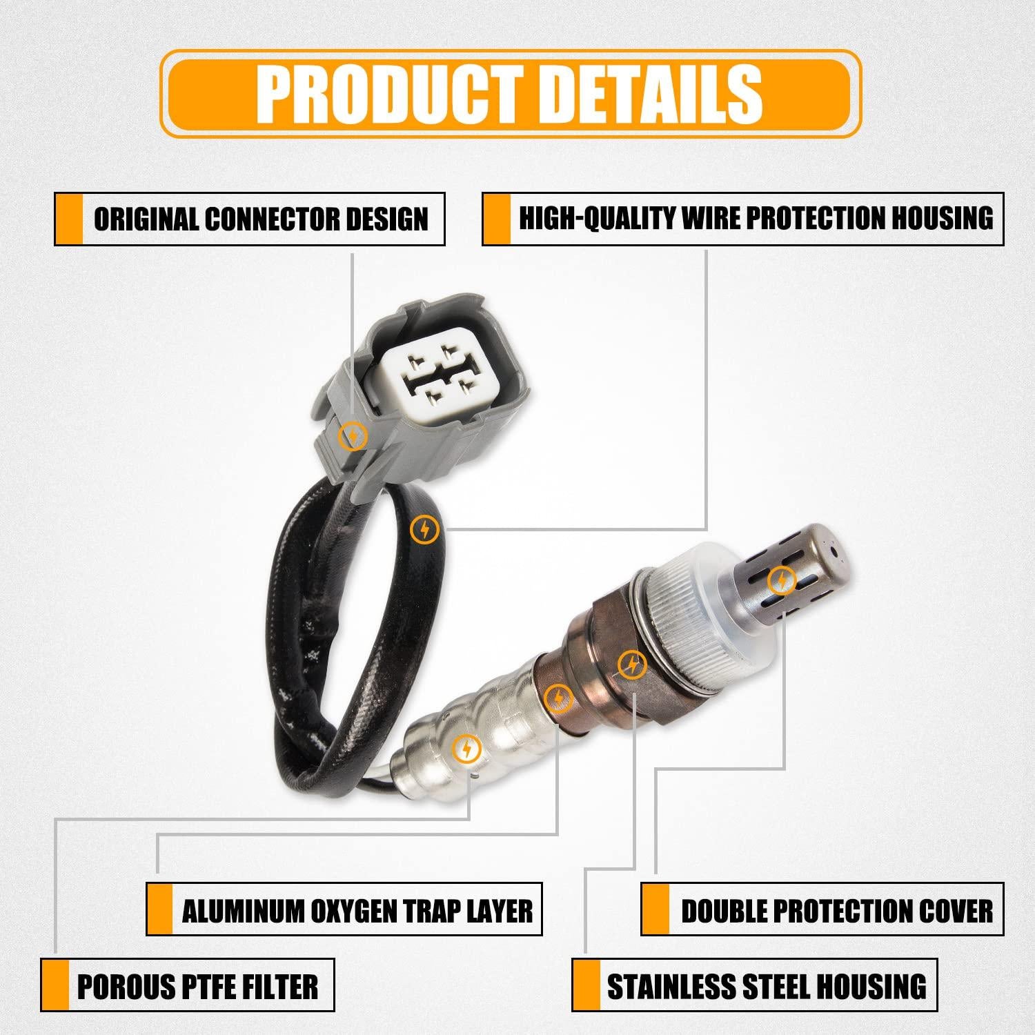 Sensor de Oxígeno RANSOTO para Honda CR-V 2002-2004 - Juego de 2