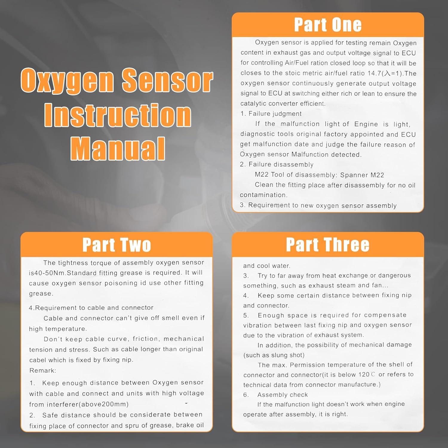 Sensor de Oxígeno Trasero X AUTOHAUX para Honda y Acura