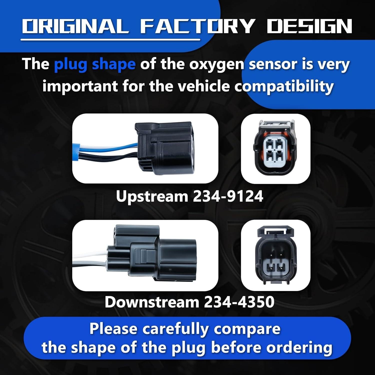 Sensores de Oxígeno LHCMRL 234-9124 234-4350 para Honda Civic 1.8L