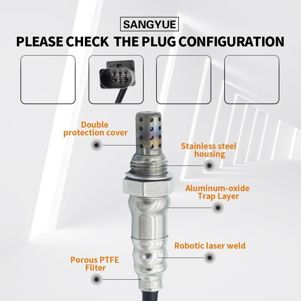Sensor de Oxígeno O2 Sangyue para BMW, Audi, Volkswagen