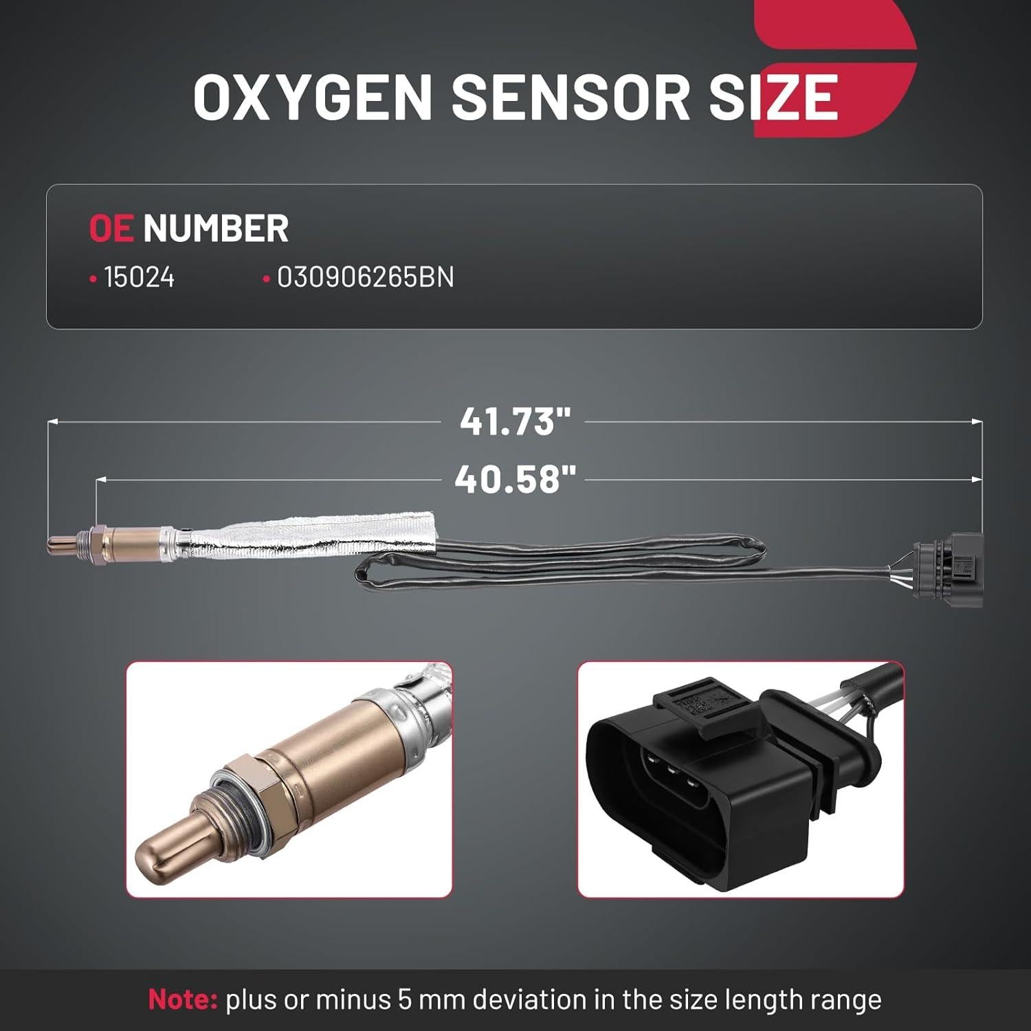 Sensor de Oxígeno BDFHYK Compatible Volkswagen Cabrio Golf Jetta 1996-1999