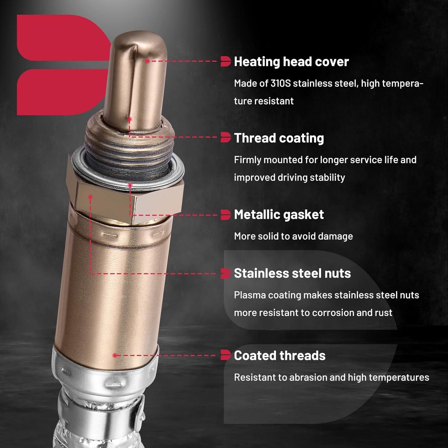 Sensor de Oxígeno BDFHYK Compatible Volkswagen Cabrio Golf Jetta 1996-1999