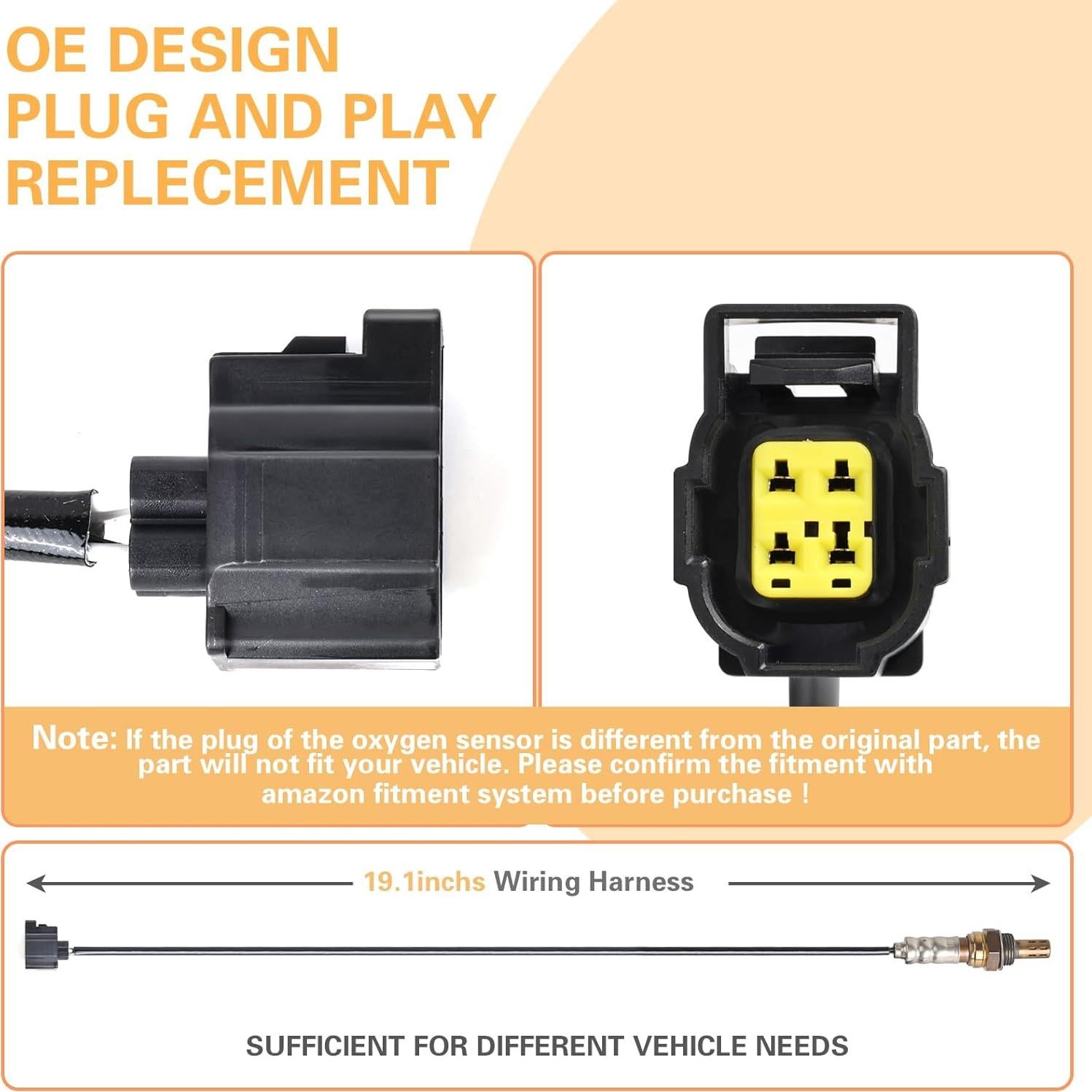 Sensor de Oxígeno Nifeida 350-34039 para Autos 2001-2023