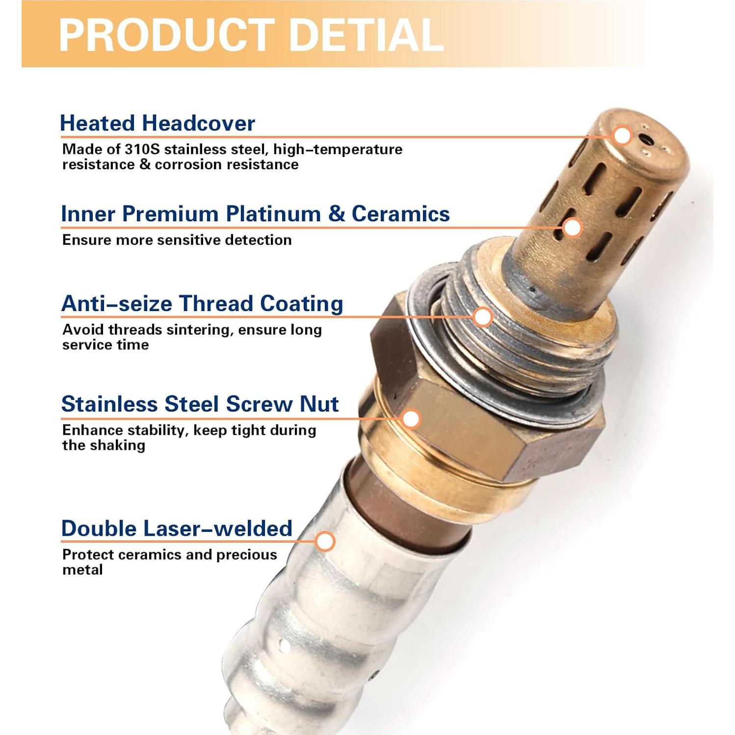 Sensor de Oxígeno Nifeida 350-34039 para Autos 2001-2023
