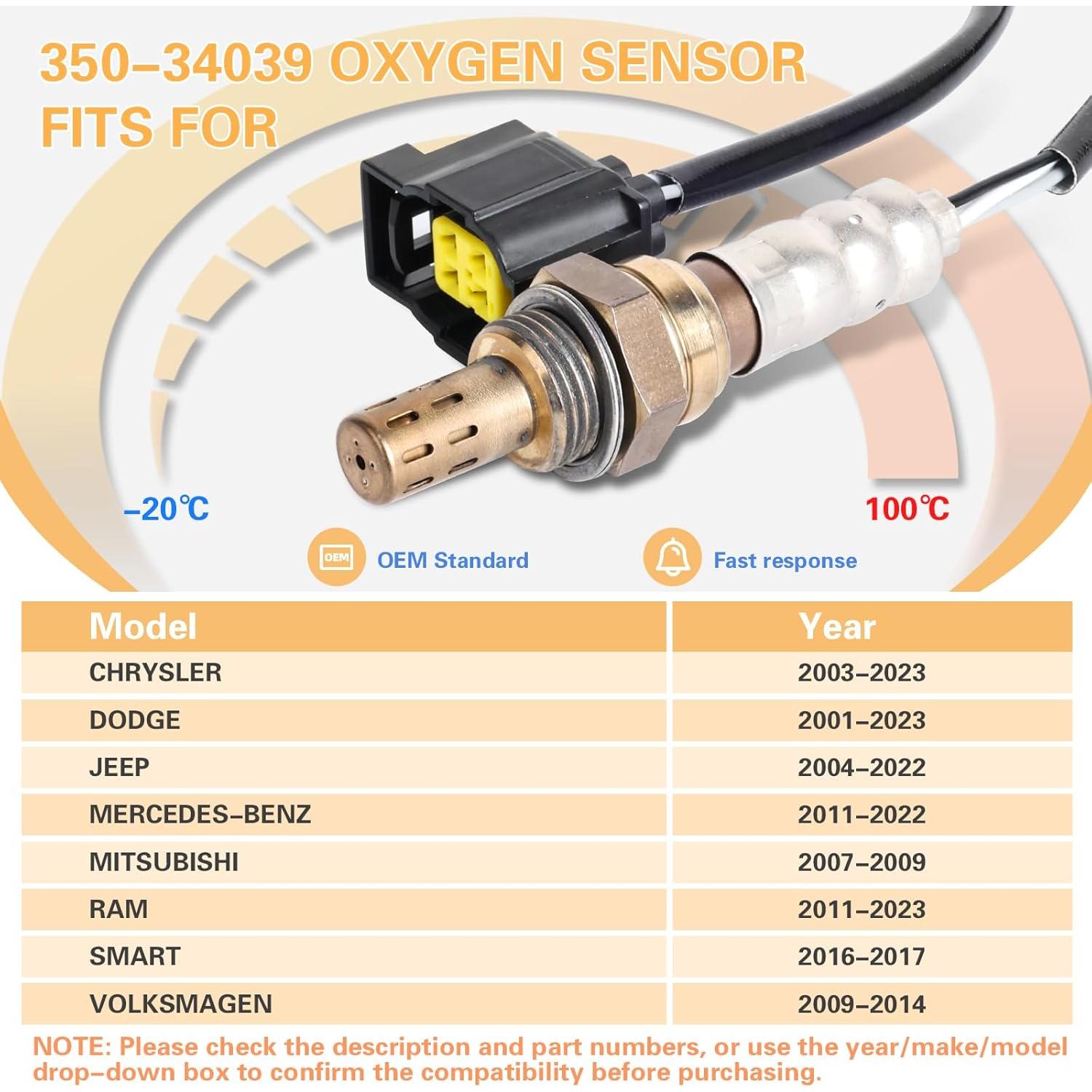 Sensor de Oxígeno Nifeida 350-34039 para Autos 2001-2023