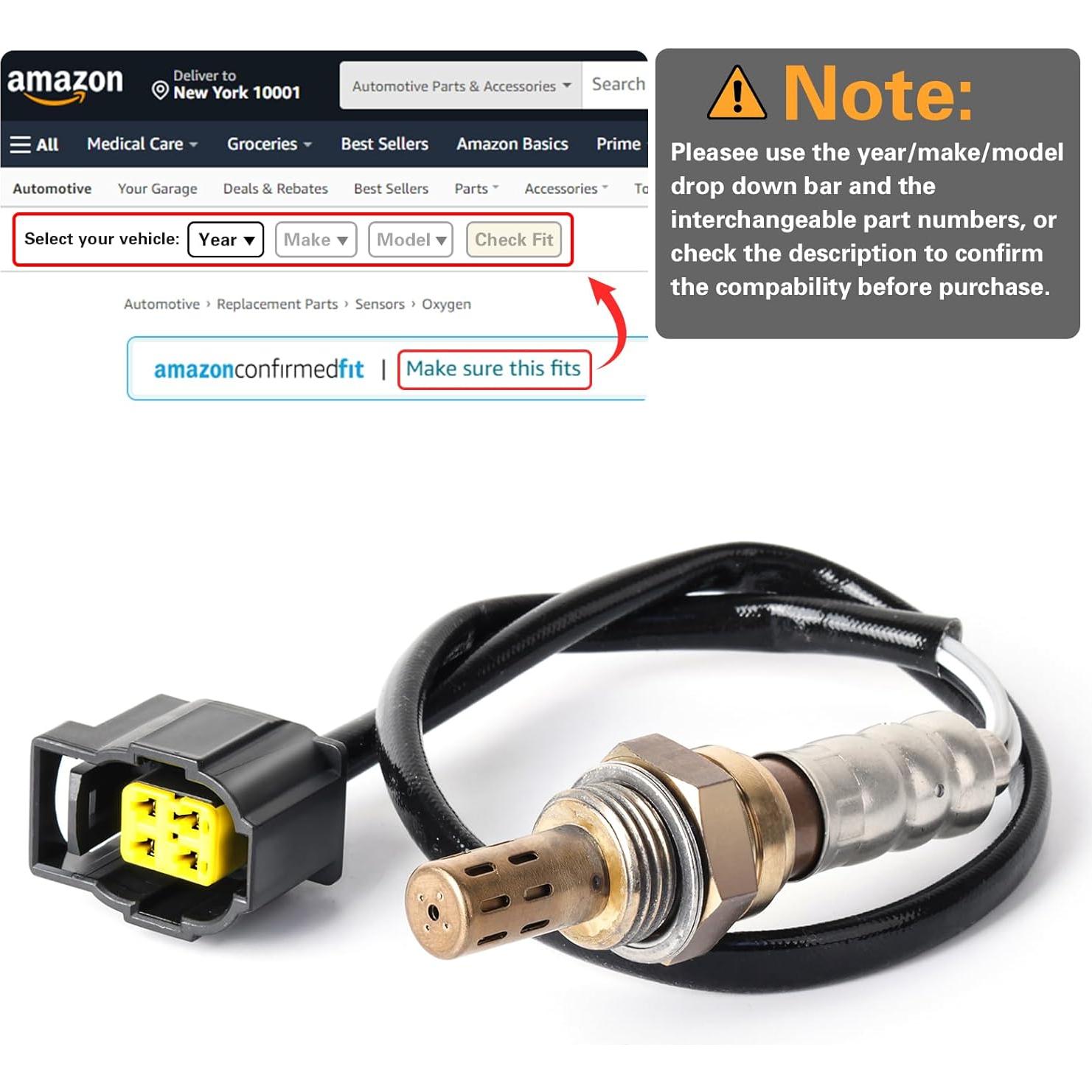 Sensor de Oxígeno Nifeida 350-34039 para Autos 2001-2023