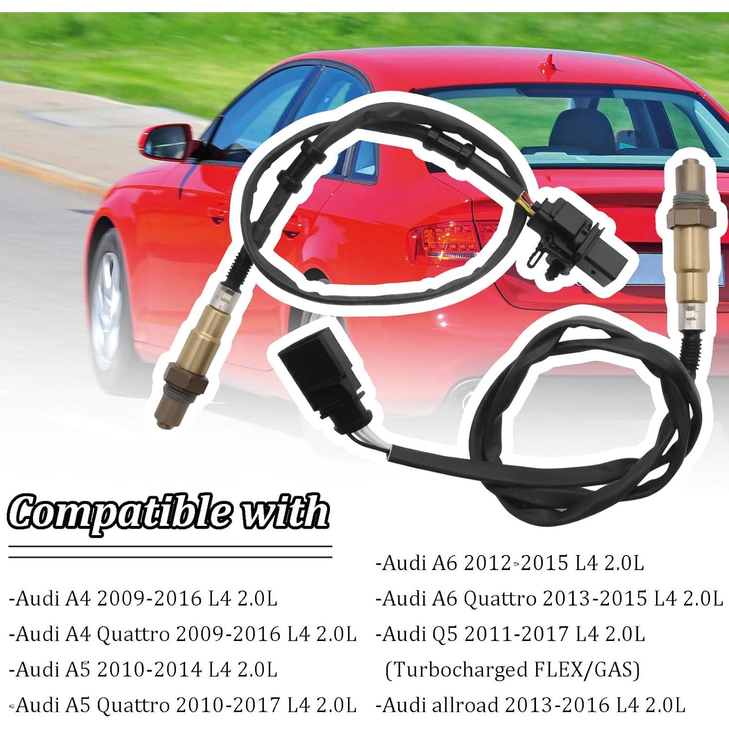 Sensores de Oxígeno Audi A4 A5 A6 Q5 2009-2017 Reemplazo O2