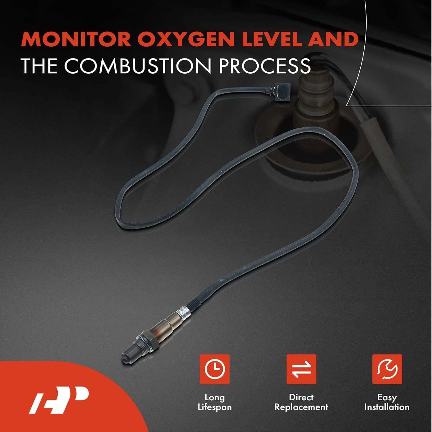 Sensor de Oxígeno A-Premium O2 para Audi S8 2007 V10 5.2L