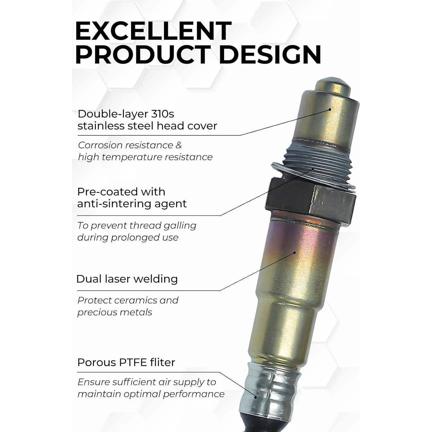 Sensor de Oxígeno ATBIZZLE 250-24672 Compatible Audi 2009-2017