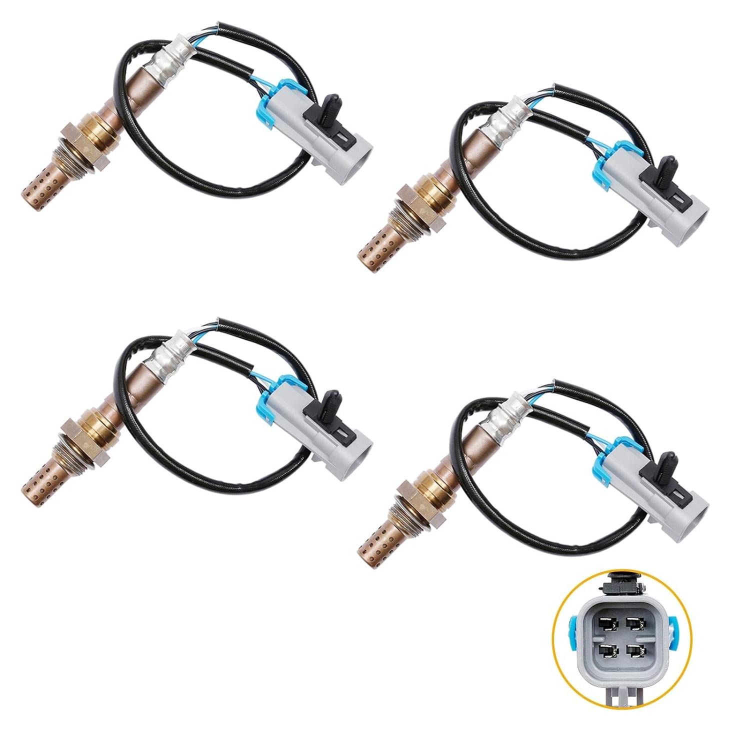 Sensor de Oxígeno O2 HQPASFY 4 Piezas Compatible 2003-2005