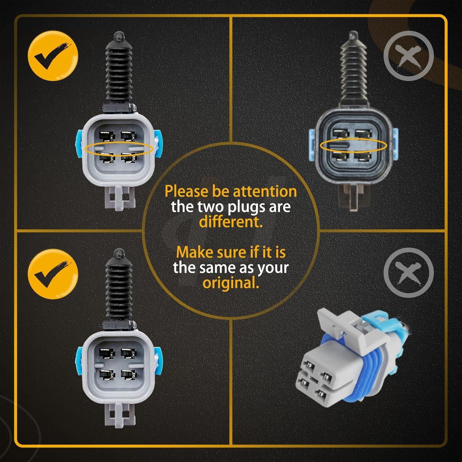 Sensor de Oxígeno O2 HQPASFY 4 Piezas Compatible 2003-2005