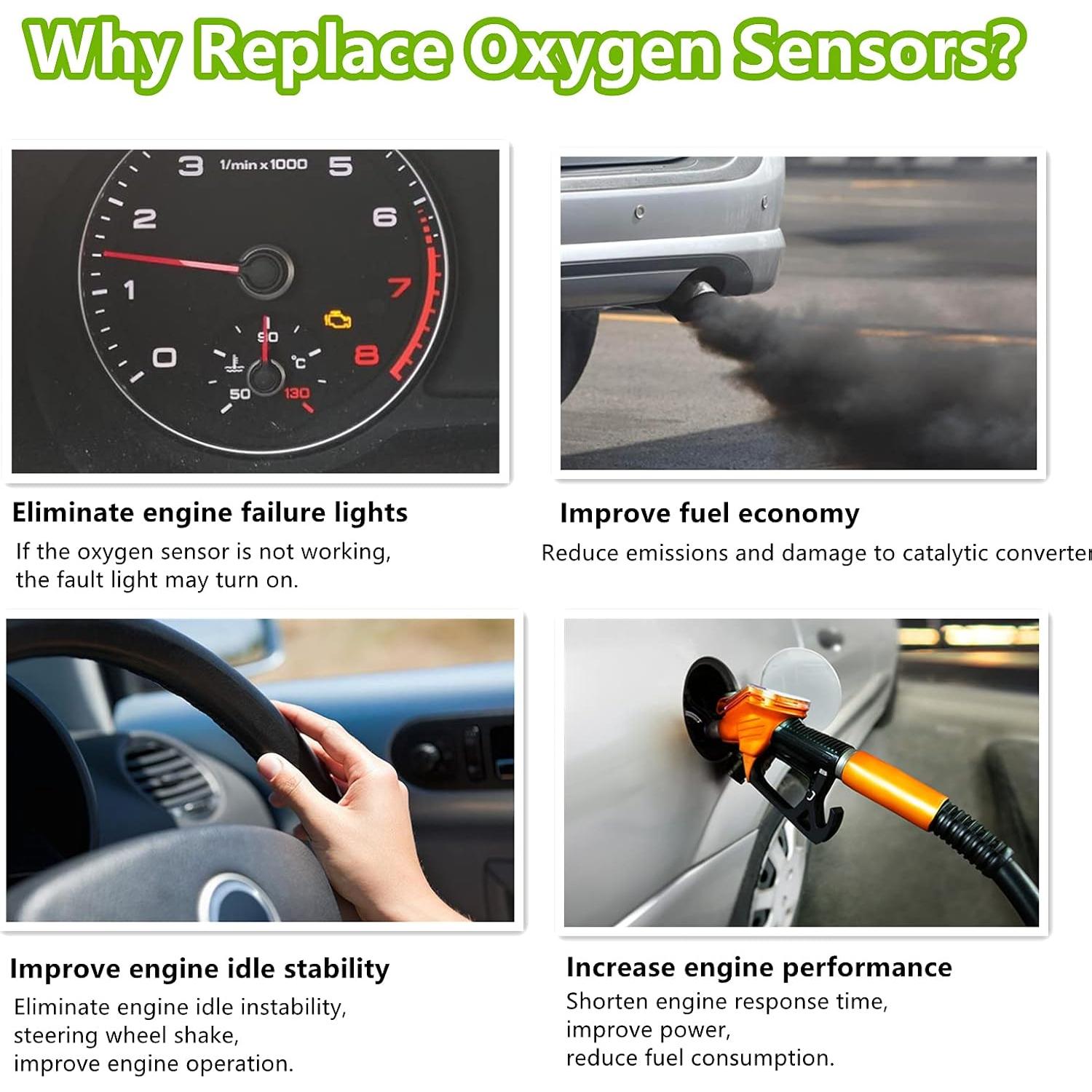 Sensor de Oxígeno O2 DOSKJOK 234-4545 Compatible con Varios Modelos