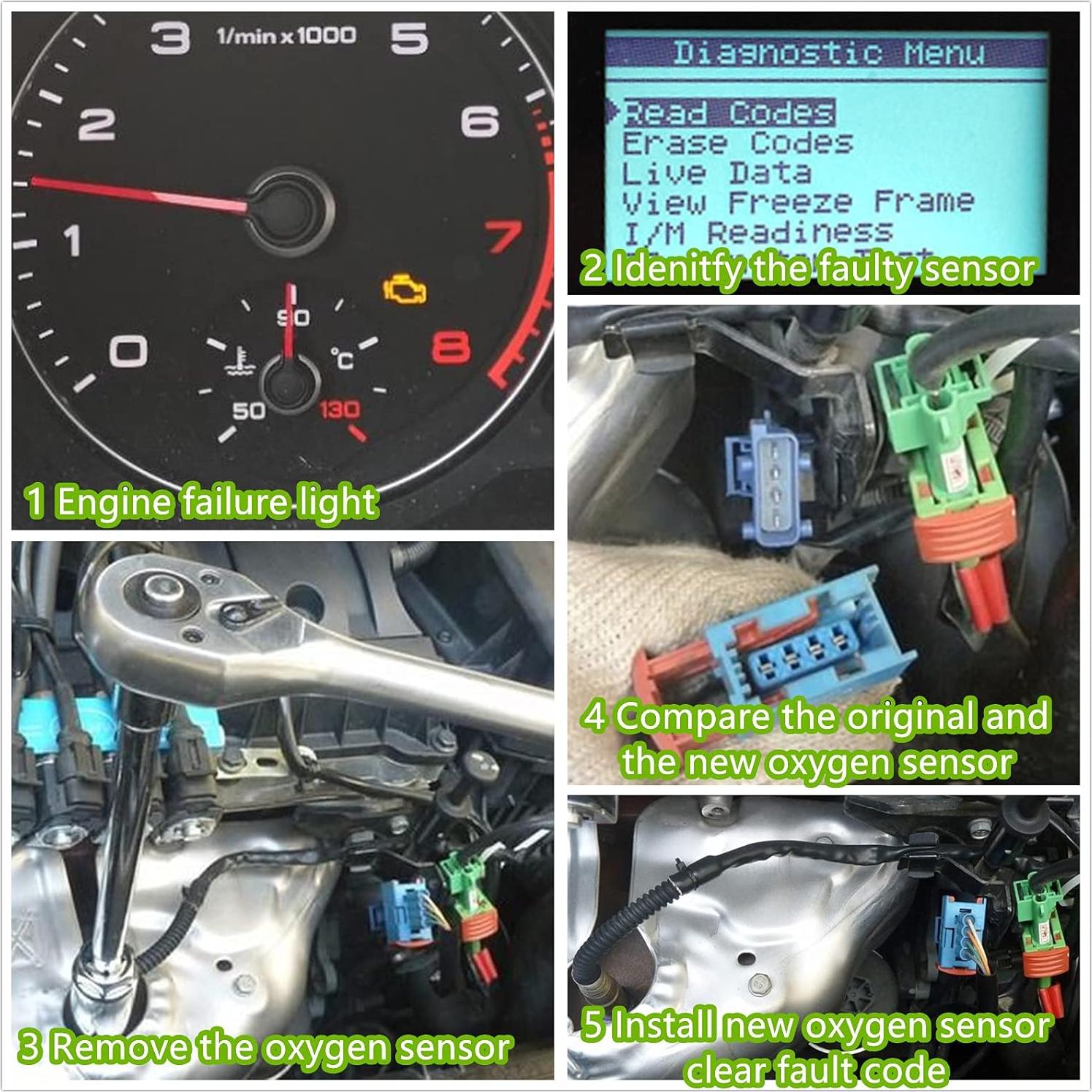 Sensor de Oxígeno O2 DOSKJOK 234-4545 Compatible con Varios Modelos