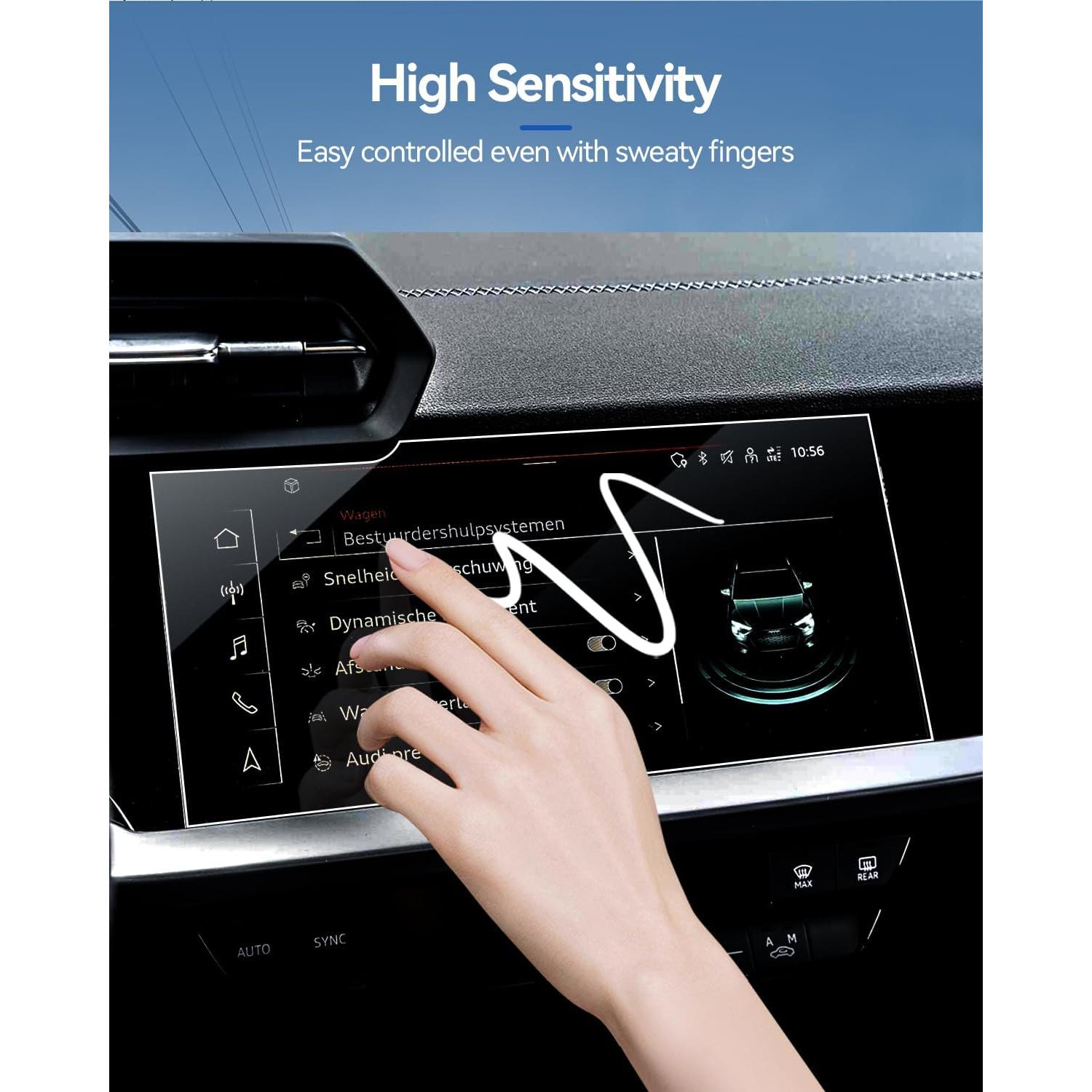 Protector de Pantalla Táctil LANTU para Audi A3 2022-2025 10.1''