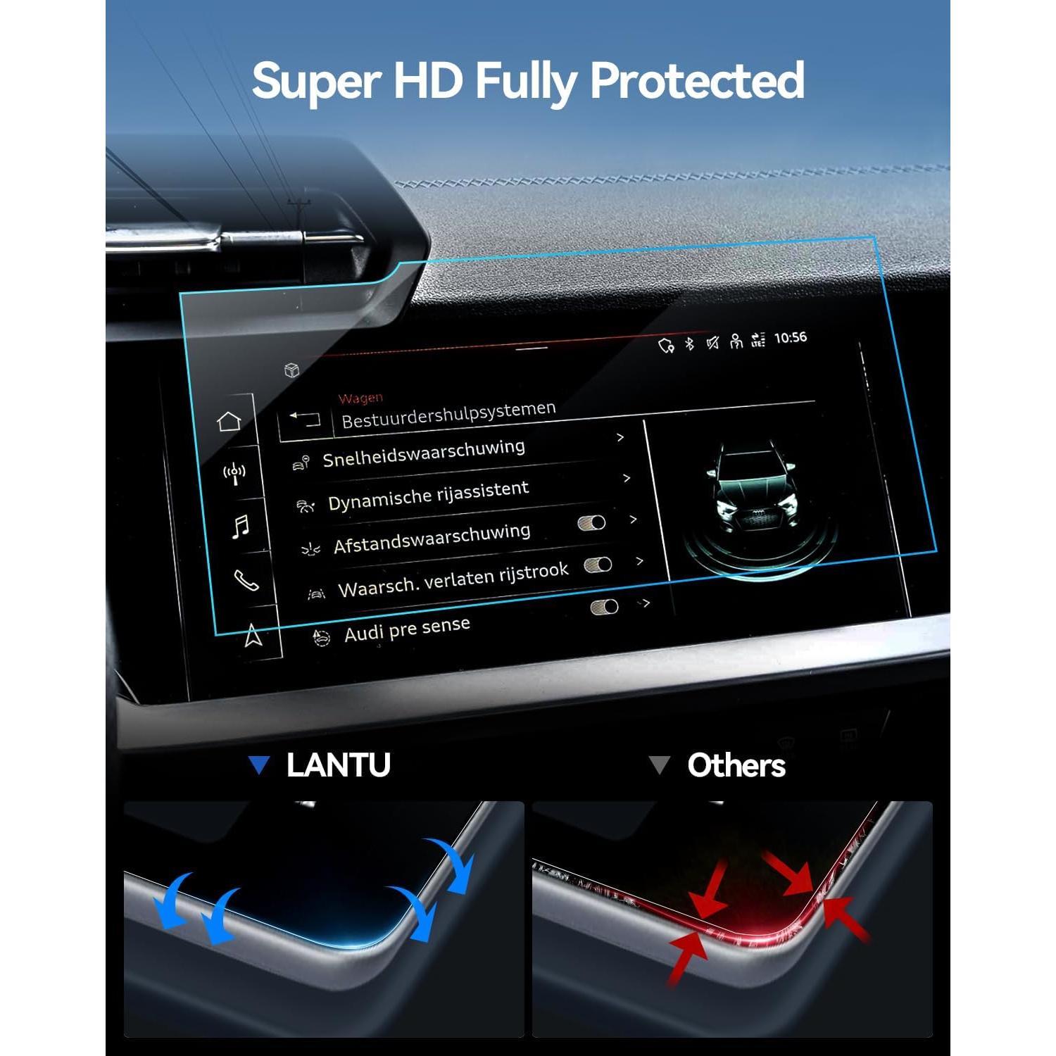 Protector de Pantalla Táctil LANTU para Audi A3 2022-2025 10.1''