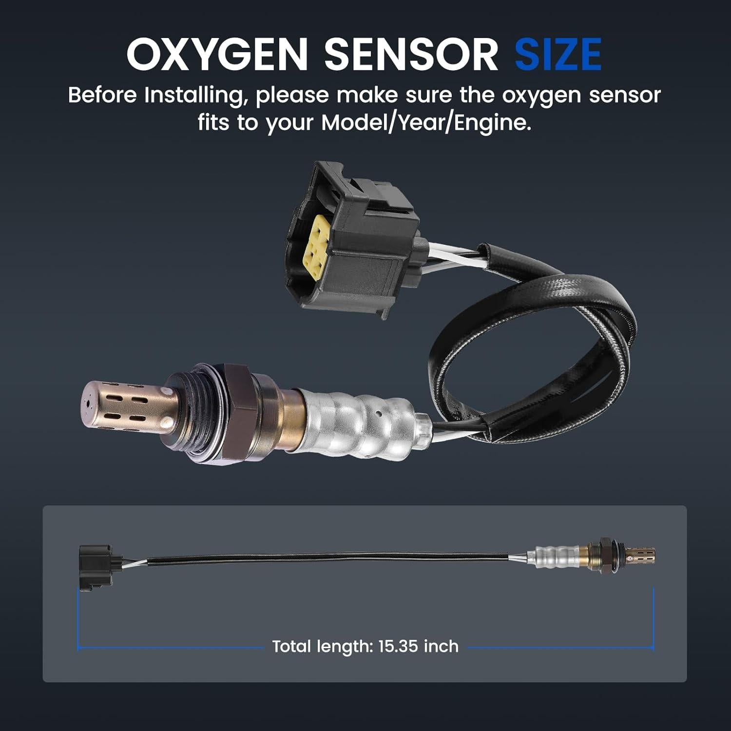 Sensor de Oxígeno SYKRSS 350-34213 Compatible con Dodge y Chrysler