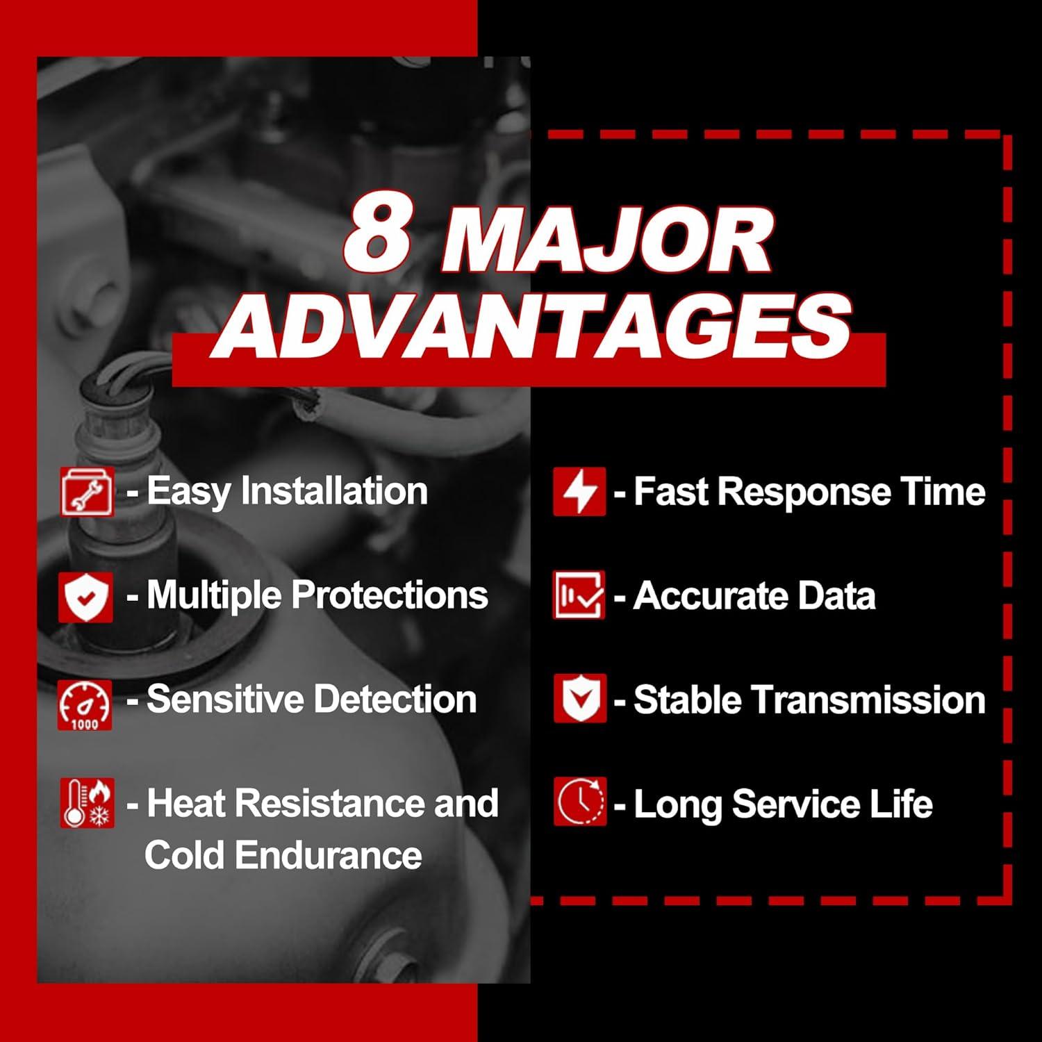 Sensor de Oxígeno UNITHUB 234-5038 Compatible Ford y Mazda