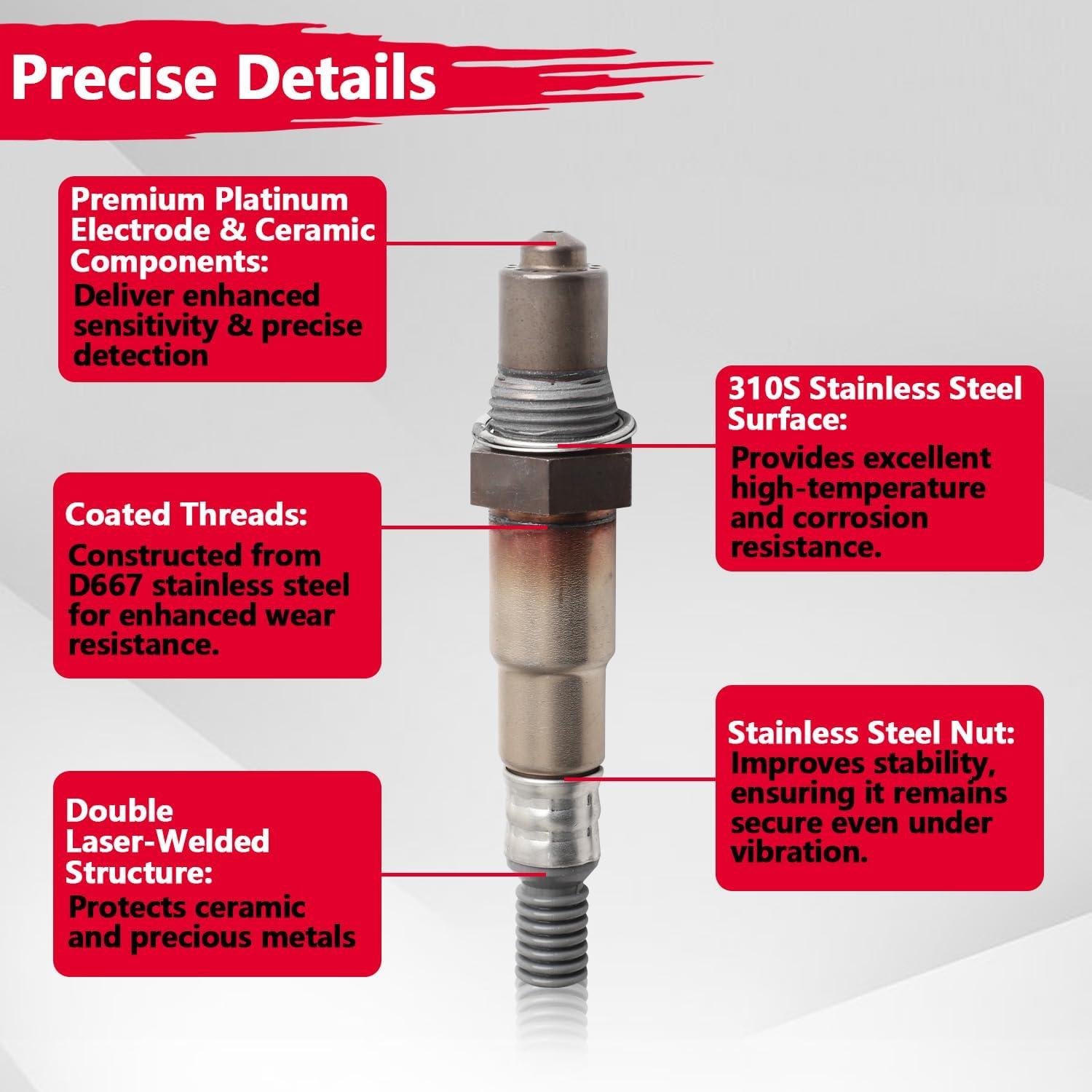 Sensores de Oxígeno XunDong 234-5055 234-4568 para Hyundai/Kia